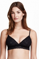 HM   2-pack non-wired lace bras
