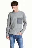 HM   Fine-knit cotton jumper
