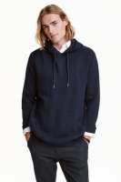 HM   Knitted hooded jumper