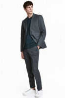 HM   Cropped suit trousers Slim fit