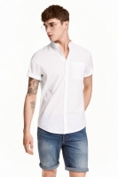 HM   Short-sleeved cotton shirt