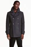 HM   Wool-blend pea coat