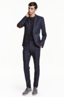 HM   Marled wool suit trousers