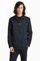 HM   Stripe-weave shirt jacket