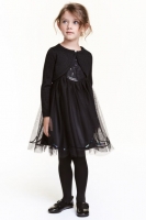 HM   Sequined tulle dress