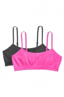 HM   2-pack crop tops seamless