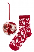 HM   Socks in a Christmas bauble