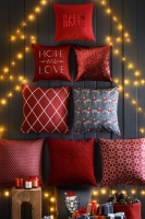 HM   Christmas-print cushion cover