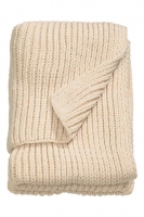 HM   Rib-knit blanket