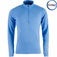 InterSport Nike Nike Mens Dri-Fit Elements Blue 1/2 zip top