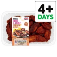 Tesco  Tesco Sweet And Sticky Bbq Chicken Wings 900G
