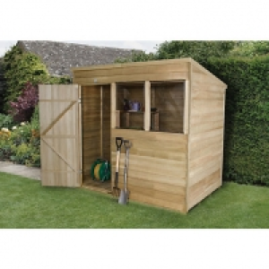 Wickes Overlap Pressure Treated Pent Shed 7x5 £280.49