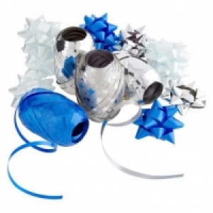 Silver Gift Bow And Ribbon Set £1.00