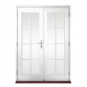 Wickes Coniston Georgian Bar Softwood French Doors White 4ft £999.00