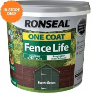 Ronseal Fence Life One Coat Forest Green 9L £8.39