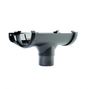 Wickes Black Cast Iron Effect Gutter Running Outlet £8.99