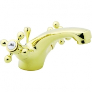 Wickes Classic Mono Basin Mixer Tap Gold £25.49