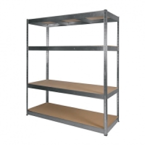 Rb Boss 4 Tier Wood Shelving Kit 1800 x 1600 x 600 300kg Udl