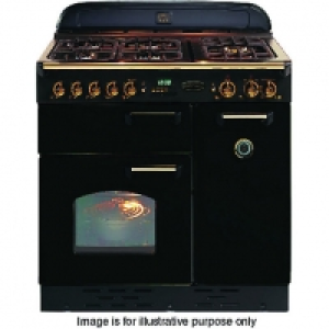 Rangemaster Classic 90 Dual Fuel Fsd Black & Chrome