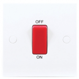 British General 45A 1 Gang Cooker Control Unit White £4.99