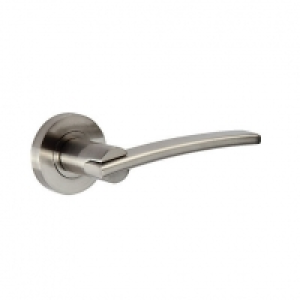 Wickes Kiki Round Rose Handles Pair Satin Nickel Finish