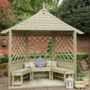 Forest Garden Half Burford Arbour Natural