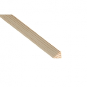 Wickes Pine Triangular Bead Moulding 20 x 20 x 2400mm