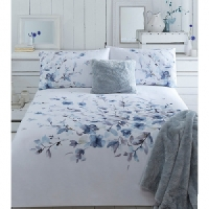 White 220 thread count Watercolour Fleur duvet cover £26.25