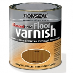 Ronseal Diamond Hard Floor Varnish Dark Oak 2.5L £44.99