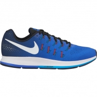 InterSport Nike Nike Mens Air Zoom Pegasus 33 Blue Running Shoe