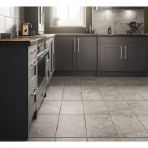 Wickes Shale Travertine Grey Ceramic Tile 600 x 300mm