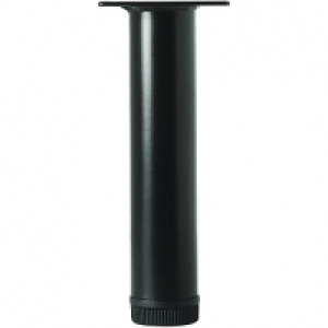 Round Furniture Leg Black 32 x 100mm