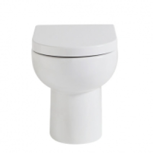 Wickes Phoenix Back to Wall Toilet Pan with Soft Close Toile
