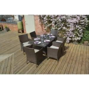 Rowlinson Dewsbury Dining Set Seven Pieces &pound;699.99