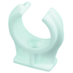 Wickes Plastic Pipe Clips 22mm (Pack of 50)