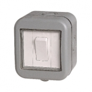 Masterplug IP55 10A Switch 1 Gang 2 Way WPB12 £6.79
