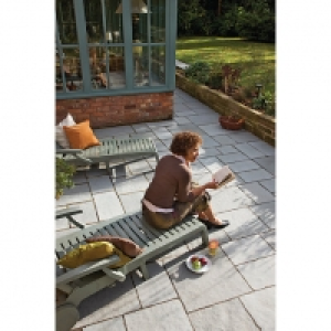 Marshalls Antique Alverno Riven Silver Limestone Paving Slab