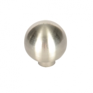 Wickes Ball Top Knobs Polished & Brushed Nickel Finish 32mm  &pound;12.89