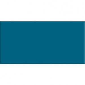 Wickes Cosmopolitan Gloss Teal Ceramic Wall Tile 100 x 200mm