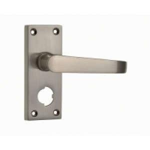 Wickes Toronto Victorian Straight Privacy Handles Pair Satin