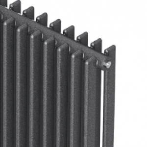 QRL Adagio Vertical 2000x595 Gun Metal Radiator