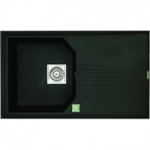 Rok Designer 1 Bowl Compact Sink Black £289.00