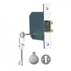 Yale P-M552-CH-78 5 Lever Deadlock 76mm Chrome
