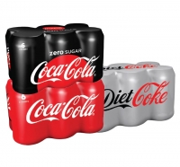 Budgens  Coke, Diet, Zero Multipack
