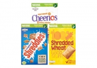 Budgens  Nestle Shreddies, Shredded Wheat, Cheerios