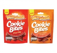 Budgens  Maryland Chocolate Chip Cookie Bites, Caramel Cookie