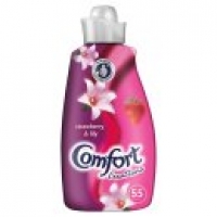 Asda Comfort Strawberry & Lily Fabric Conditioner 55 Washes