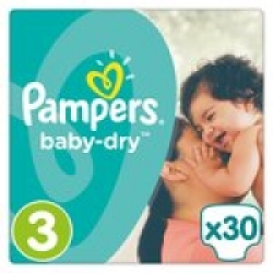 Pampers Baby Dry Size 3 (Midi) Nappies £3.00