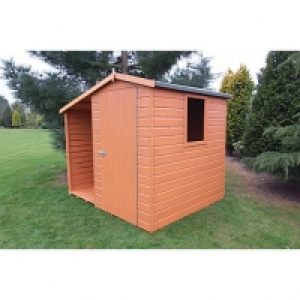 Garden Shed - Shiplap - 7 x 6 with Log Store