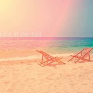 ohpopsi Happy Place Wall Mural Multi X-large